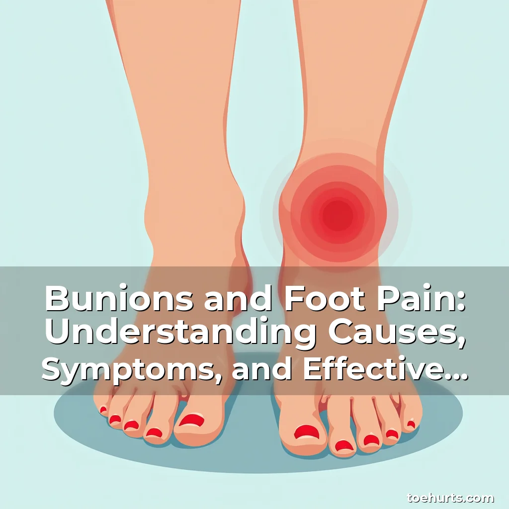 Read more about the article Bunions and Foot Pain: Understanding Causes, Symptoms, and Effective Management Strategies